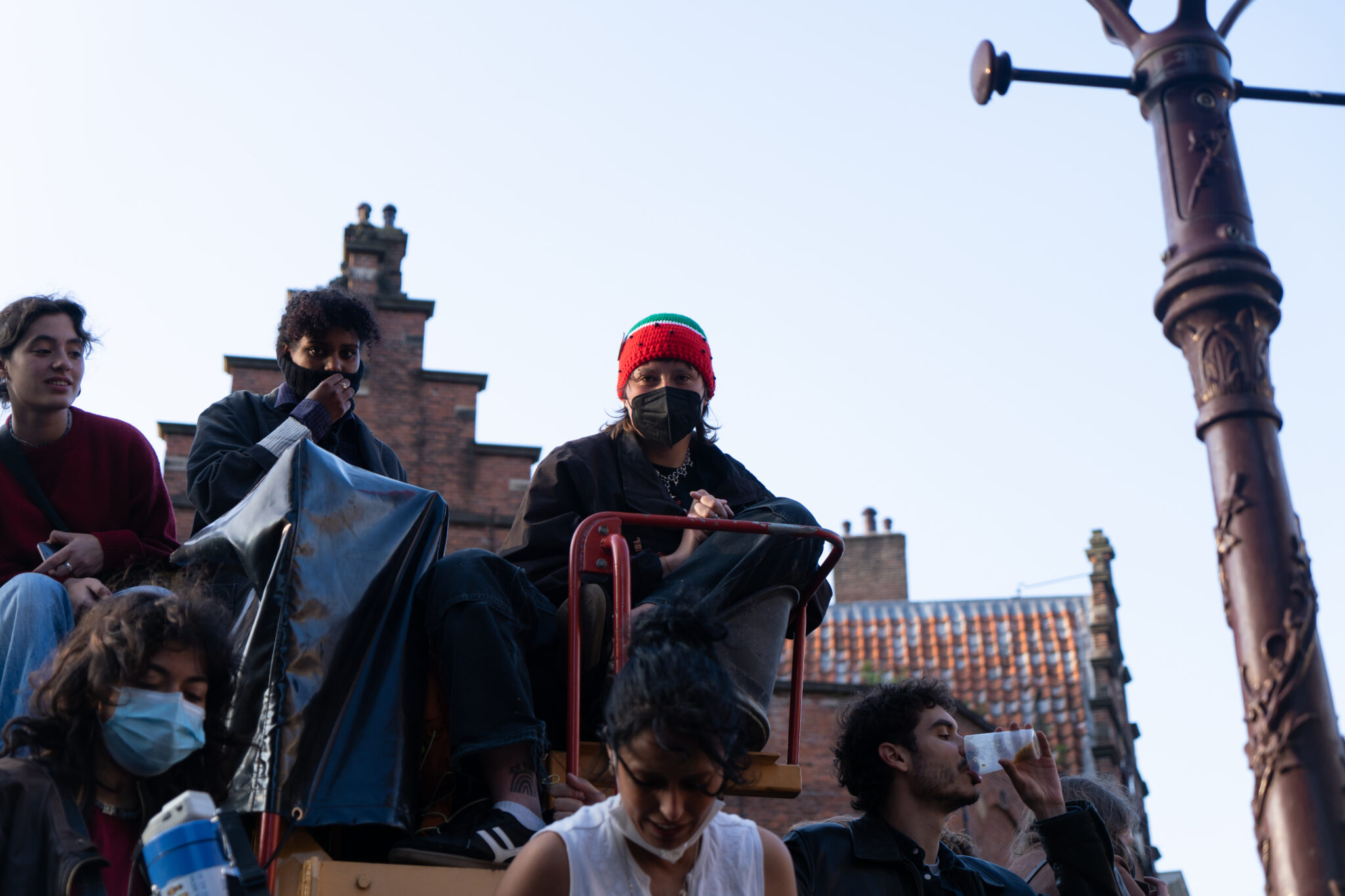Foto's van de pro-Palestina-demonstraties aan de UvA voor Folia (2024)