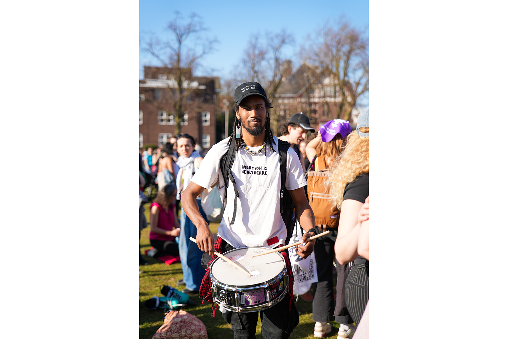 Dolle Mina's tijdens Feminist March (2025)