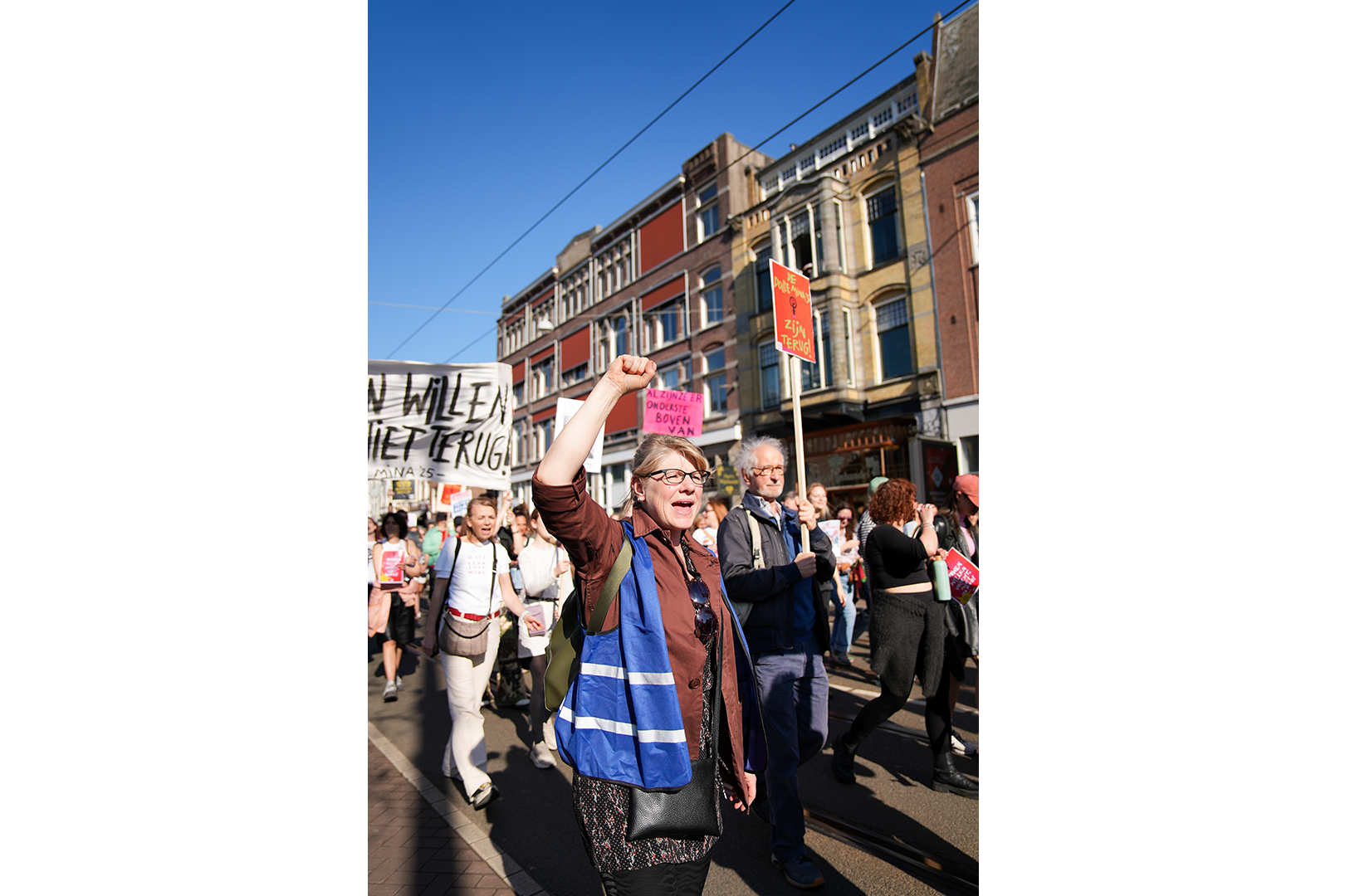 Dolle Mina's tijdens Feminist March (2025)